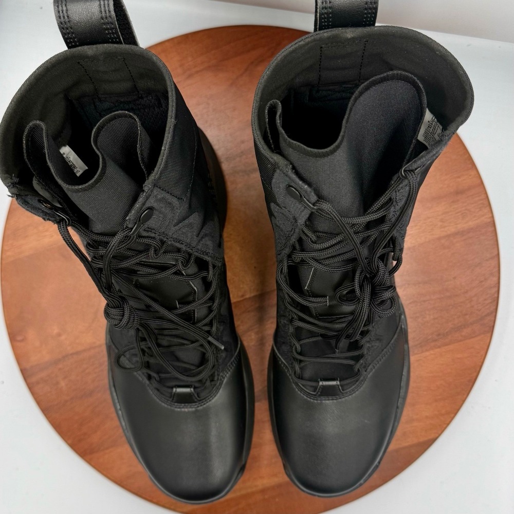Nike SFB B2 8" Leather Tactical Military Boots Triple Black Mens 11.5 FN3717-001 - Picture 6 of 11